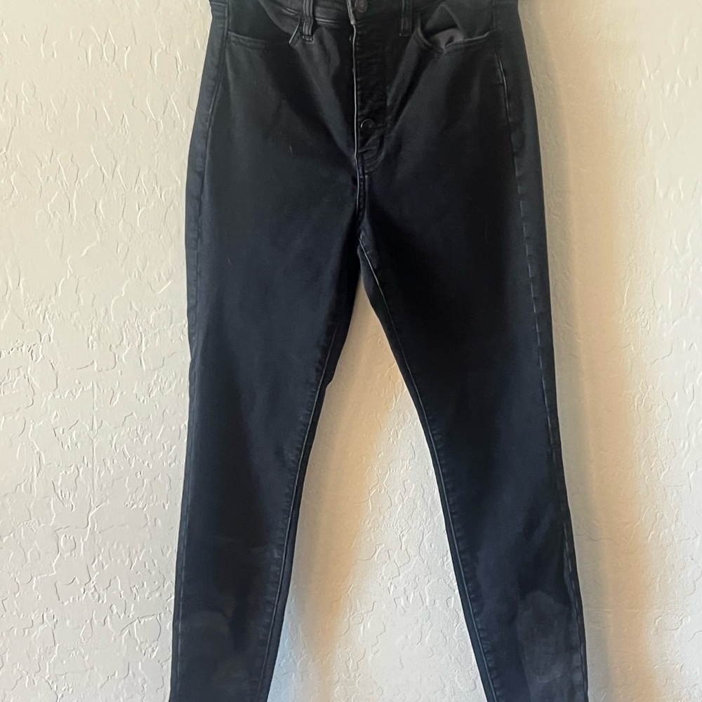 American Eagle Outfitters Dark Gray Skinny Jeans - Picture 4 of 5